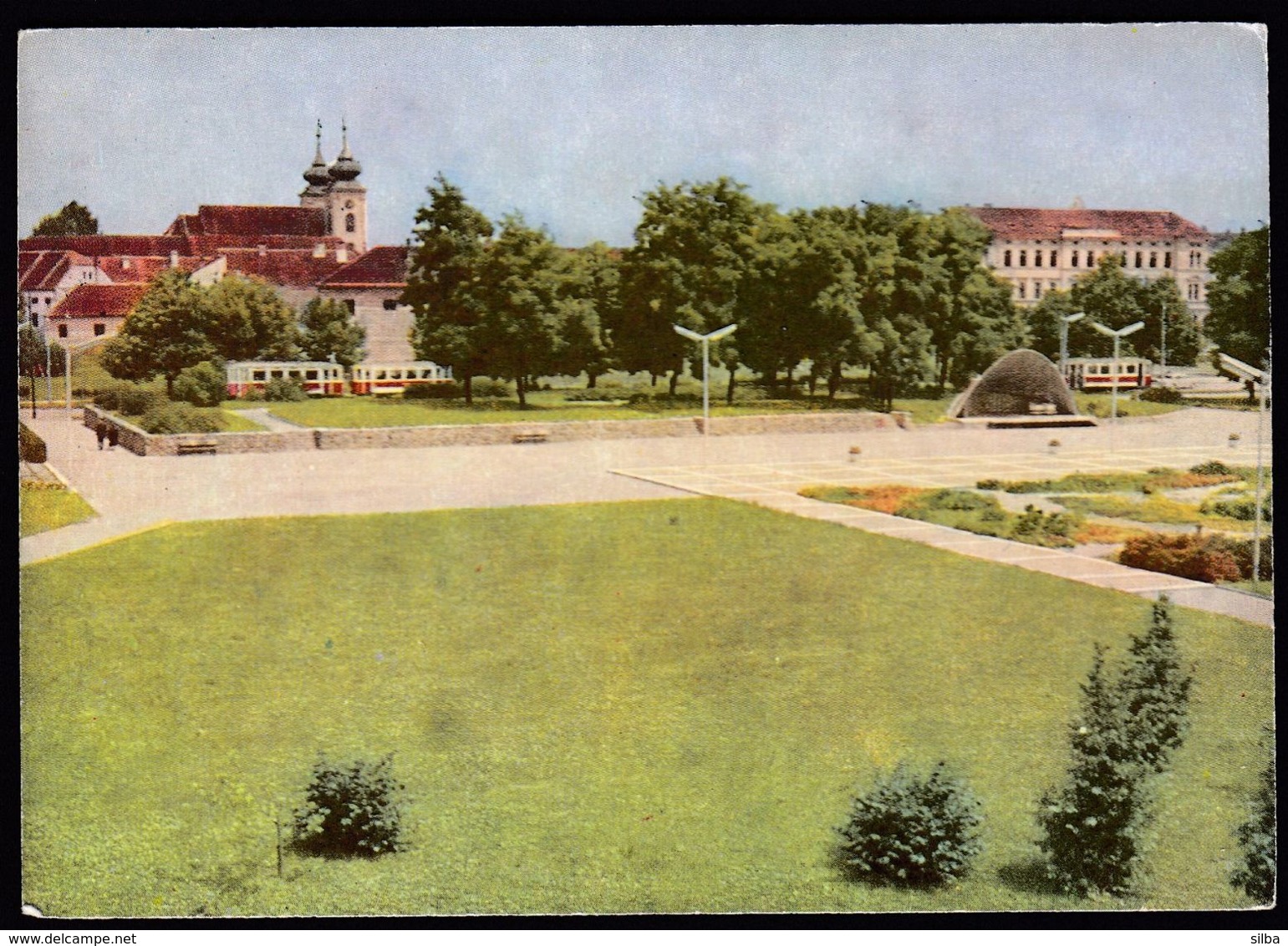 Croatia Osijek / Panorama, Tramway, Church / Unused, Uncirculated - Kroatië