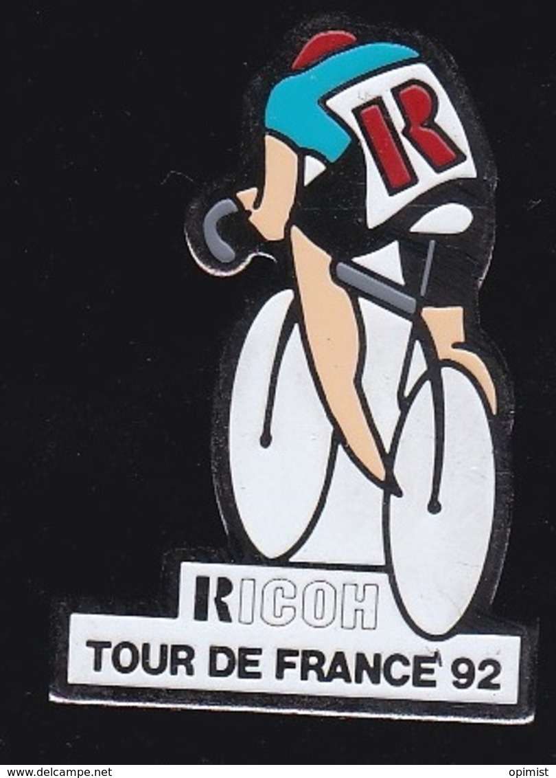 66245- Pin's..Cyclisme.tour De France.Photo.Ricoh. - Cyclisme
