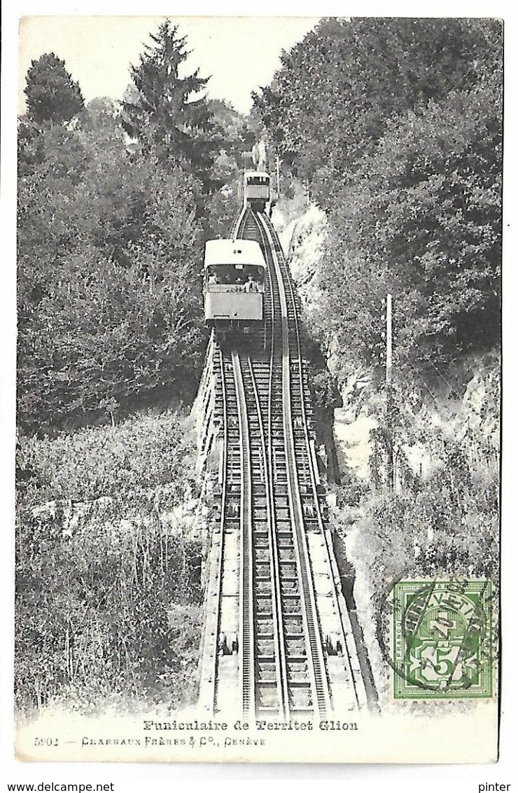 SUISSE - Funiculaire De Territet Glion - Ilanz/Glion