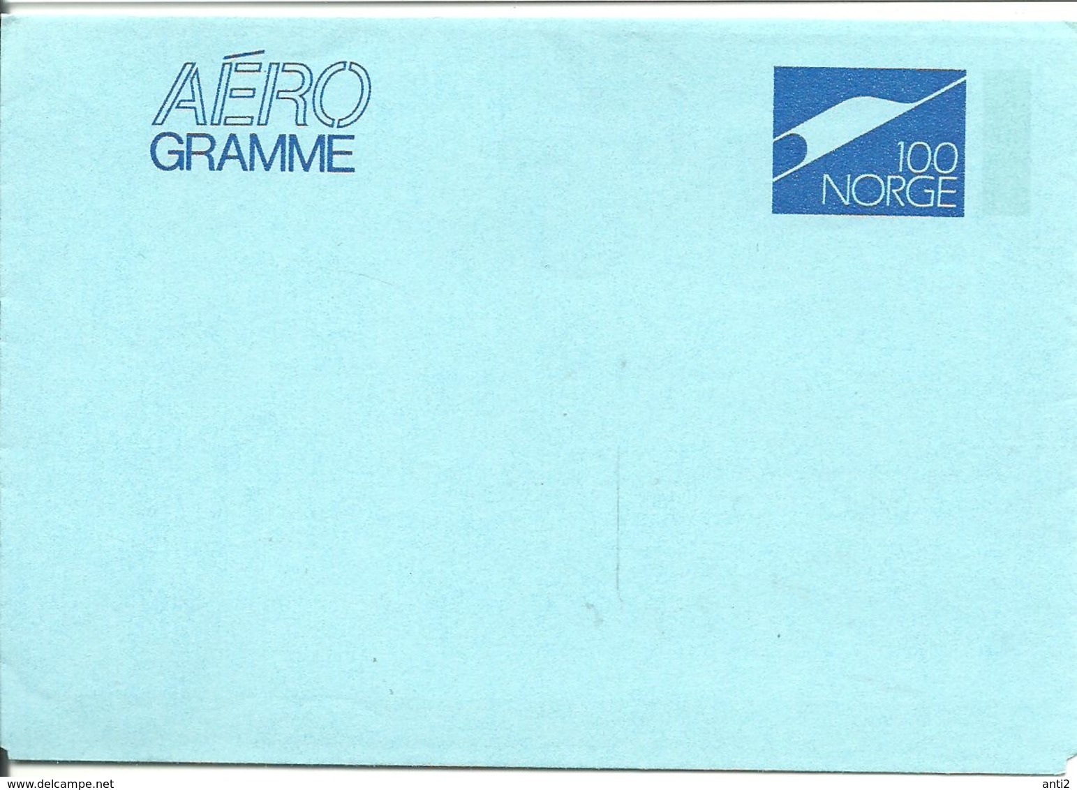 Norway Stationary AEROgramme    100 Norway - Briefe U. Dokumente