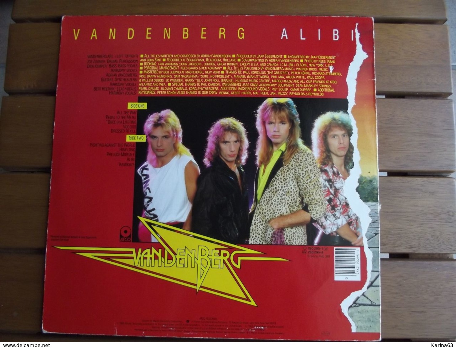 Vandenberg ‎– Alibi - 1985 - Rock