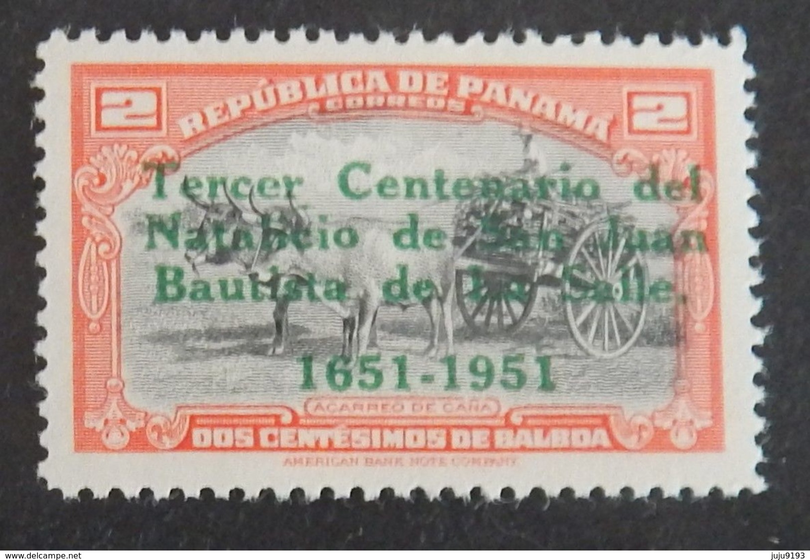 PANAMA YT 281A NEUF**MNH ANNÉE 1951 - Panama