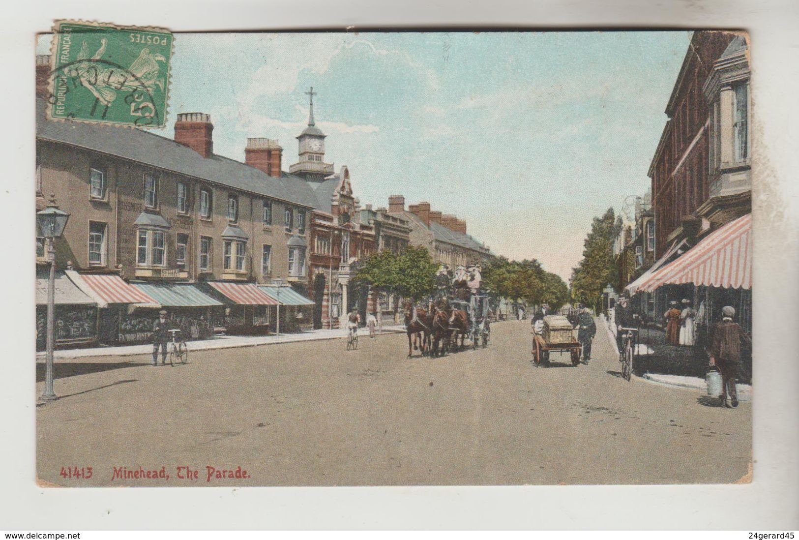 CPA MINEHEAD (Angleterre-Somerset) - The Parade - Minehead