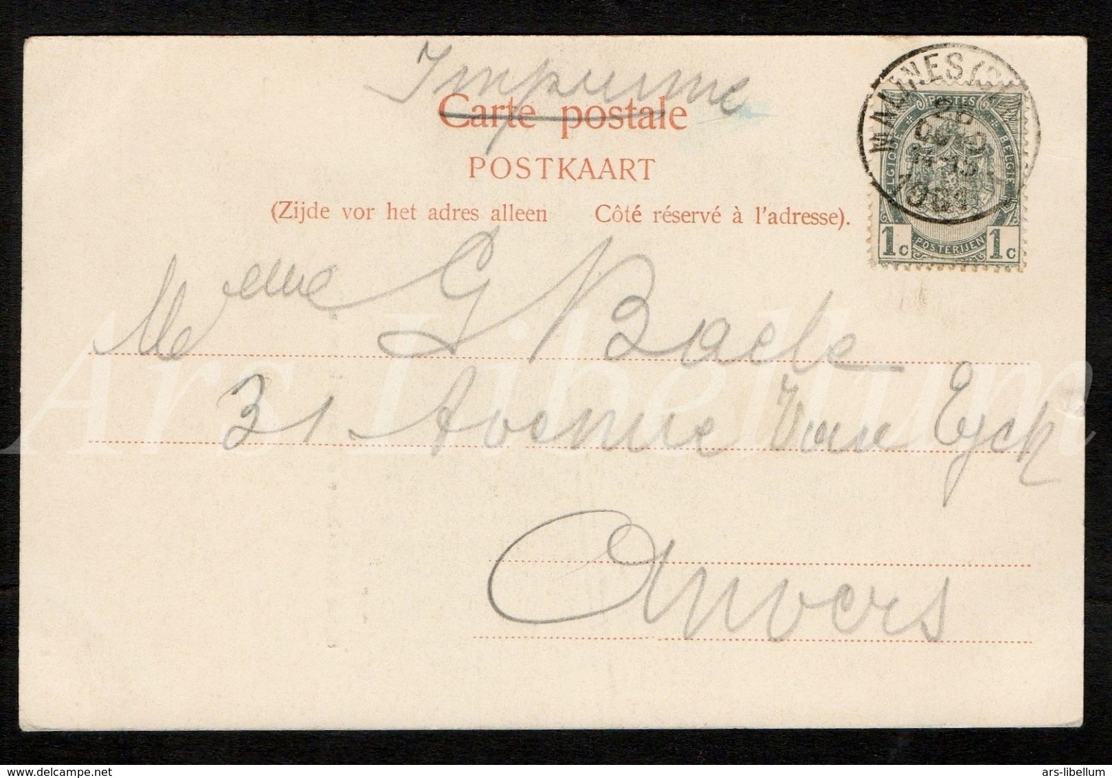 CPA / Postkaart / Mechelen / Malines / 2 Scans / Onze-Lieve-Vrouw-van-Hanswijkbasiliek / E.V.à.B. / 1901 - Mechelen