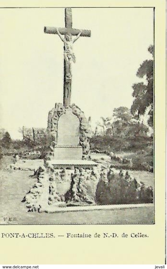 CPA / AK / PK  -  PONT-à-CELLES    Fontaine De N-D. De Celles ( Procession ) - Pont-à-Celles