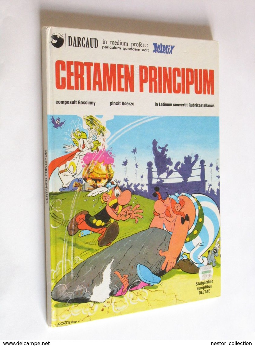 ASTERIX certamen principum (leur chef, le combat des chefs) BD en latin 1966 1981 Uderzo Dargaud Goscinny