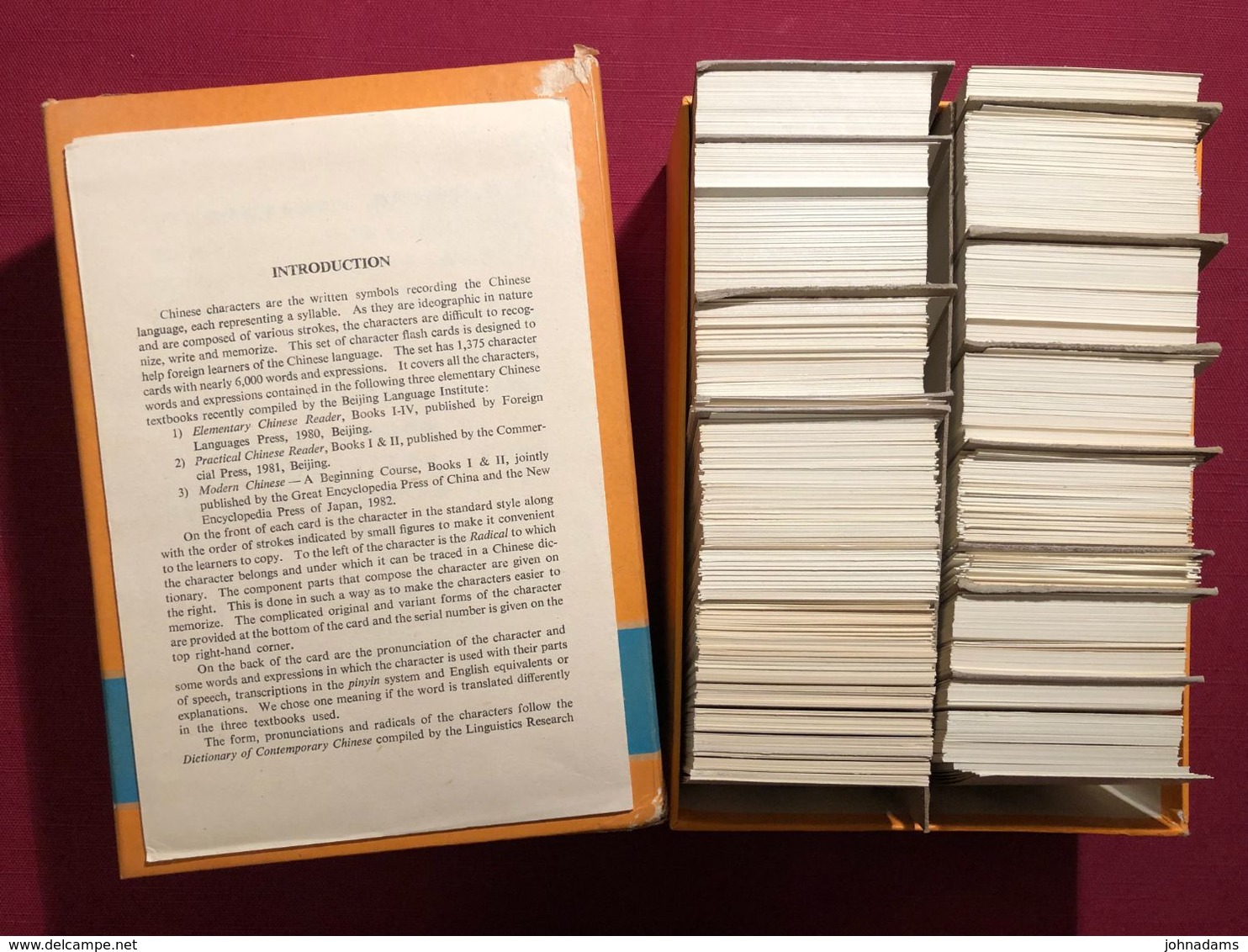 .APPRENDRE LE CHINOIS - 1375 FLASH CARDS - Wörterbücher
