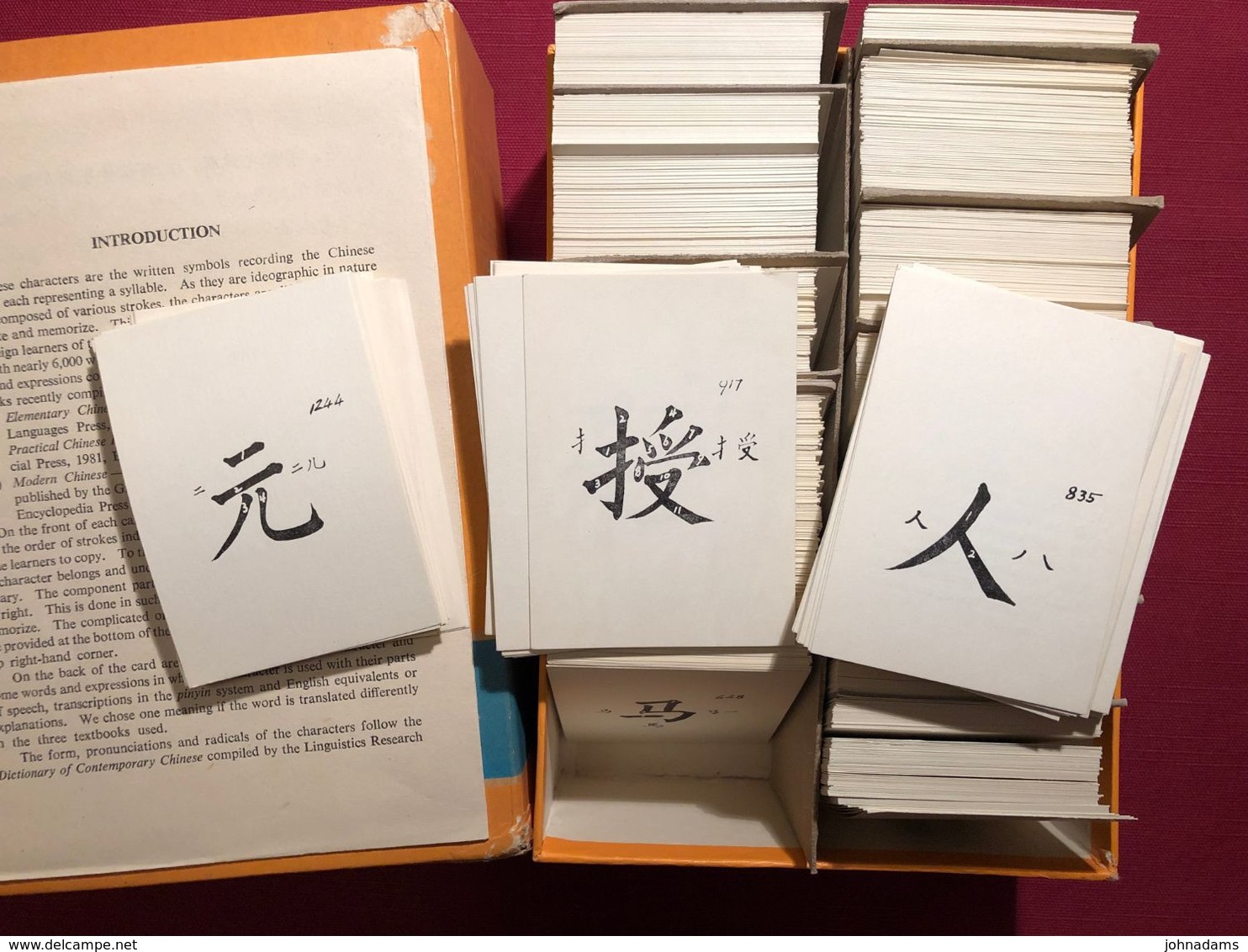 .APPRENDRE LE CHINOIS - 1375 FLASH CARDS - Dictionnaires