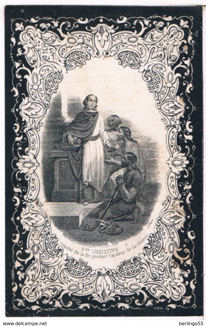 Dp. Begijntje. Bruggeman Sophie. ° Evergem 1794 † Klein-Beggynhof Te Gent 1862  (2 Scan's) - Images Religieuses