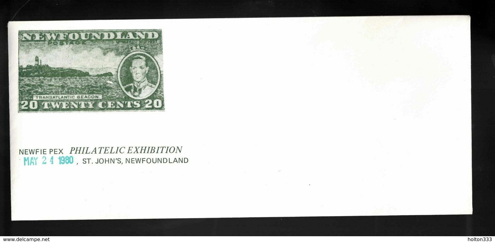 NEWFOUNDLAND Cover Blank - Two Newfie Pex Exhibition May 1980 - Commemorative Covers