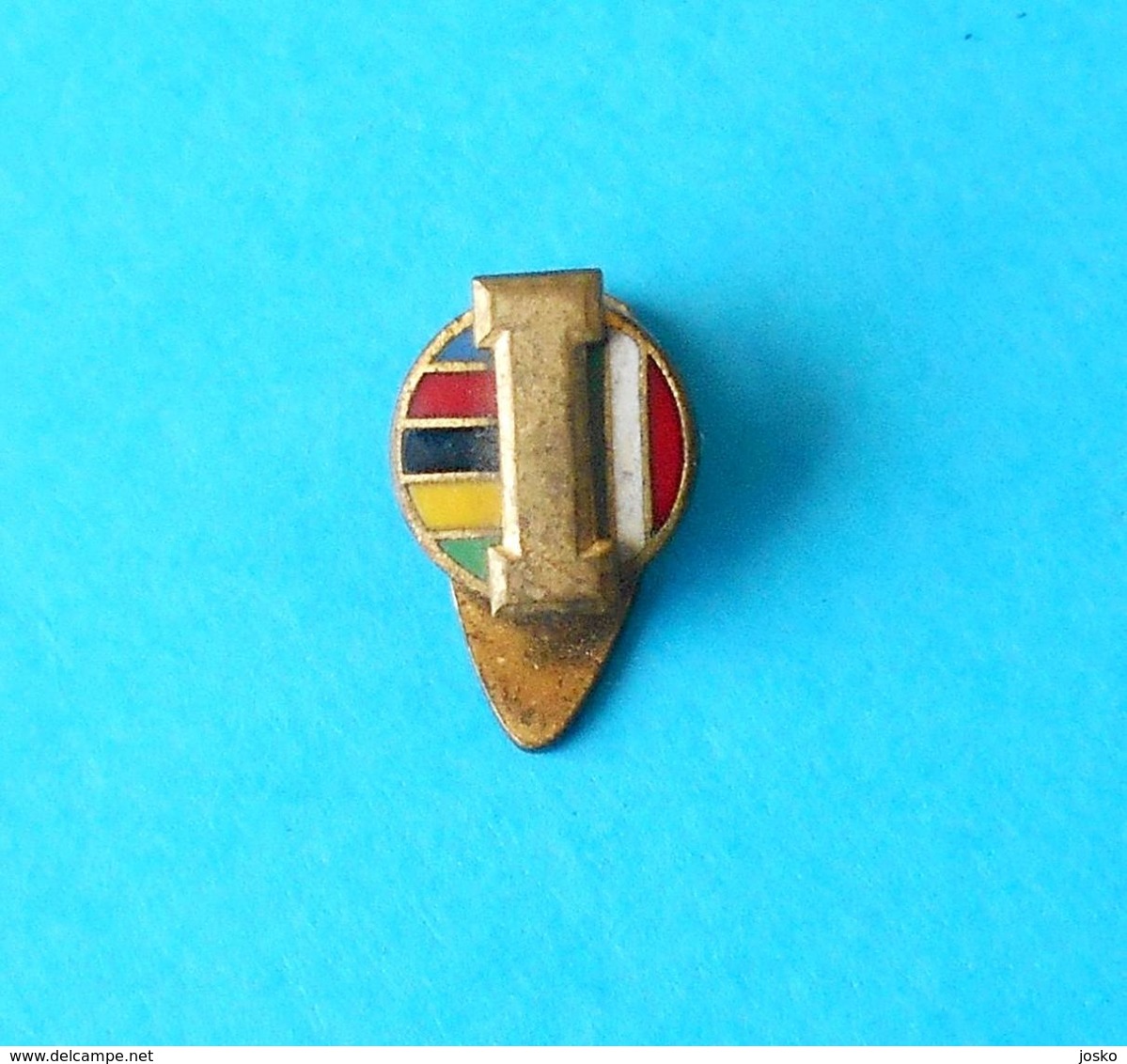 PALLACANESTRO VARESE - IGNIS ... Italy Basketball Club Old Enamel Buttonhole Pin Badge * Basket-ball Spilla Italia - Uniformes, Recordatorios & Misc