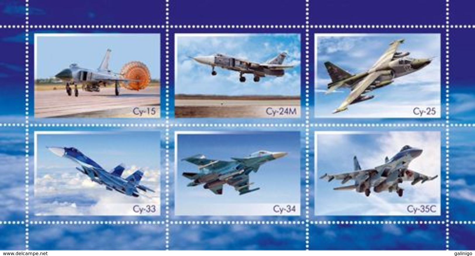 2020-2668-2672  Russia Souvenir Pack -1009 (S/S,FDC,Rare Vignette)  P.O.Sukhoi , Aircraft Designer.Aviation:Airplanes - Nuovi