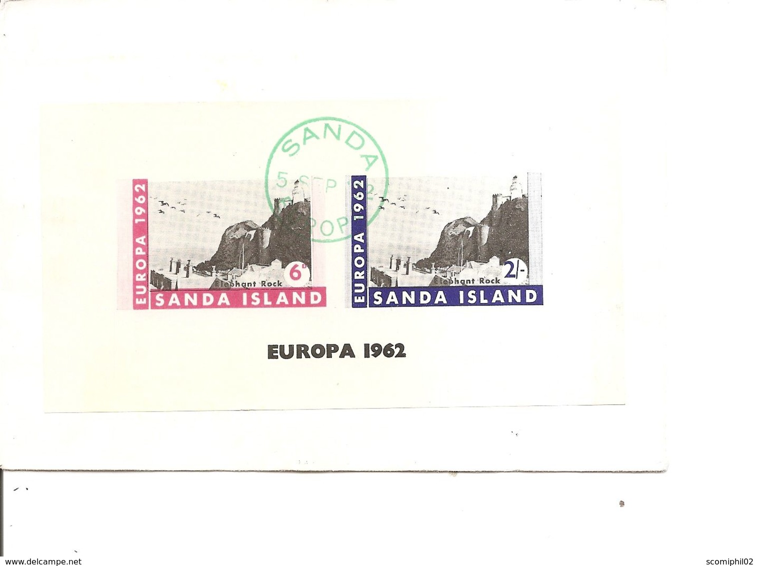 Grande-Bretagne - Locales - Sanda Island -Europa 1962 ( FDc Voyagé De 1962 à Voir) - Local Issues