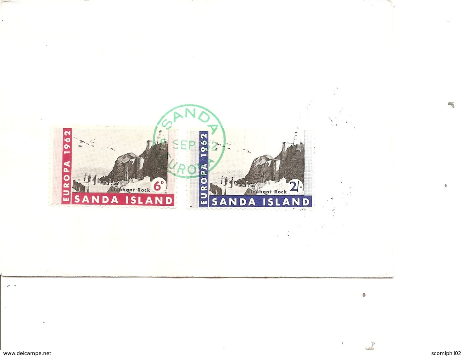 Grande-Bretagne - Locales - Sanda Island -Europa 1962 ( FDc Voyagé De 1962 à Voir) - Local Issues