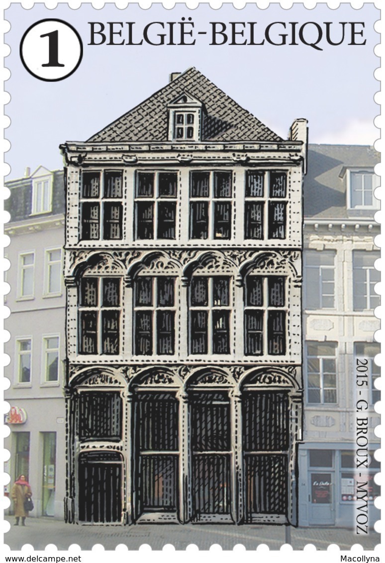 Blok 228** De Grote Markt Van Bergen & Doudou 4527/31** La Grand Place De Mons Et Doudou - 1961-2001