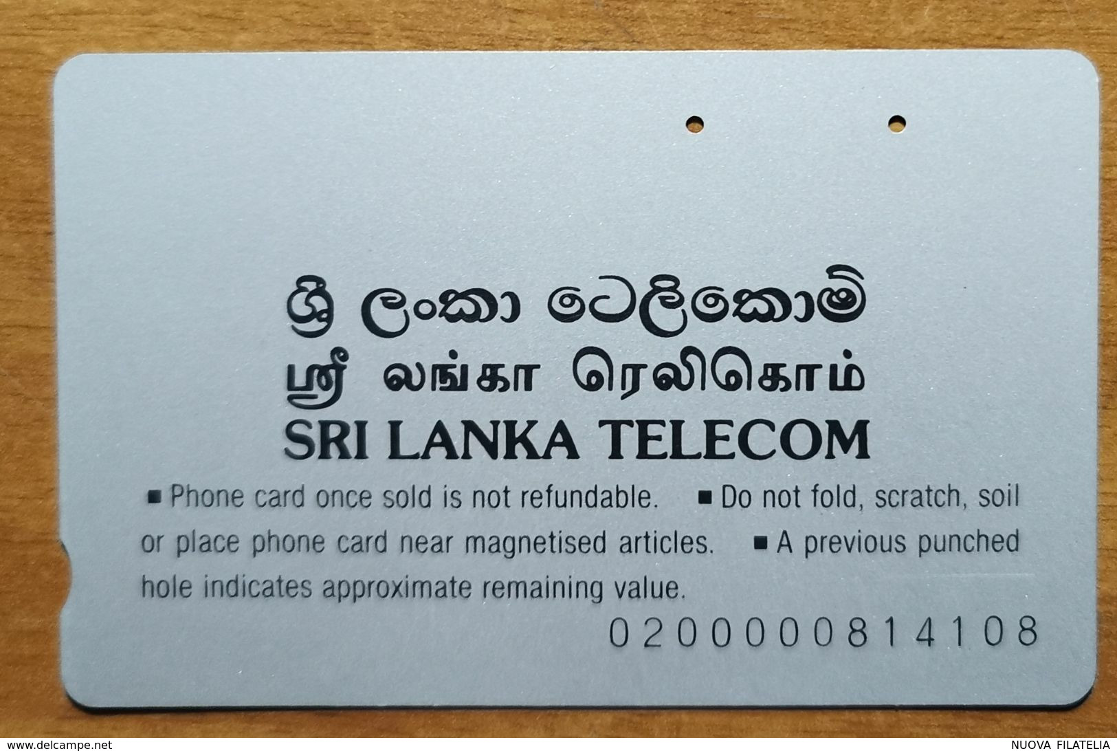 SRI LANKA SCHEDA TELEFONICA - Sri Lanka (Ceilán)