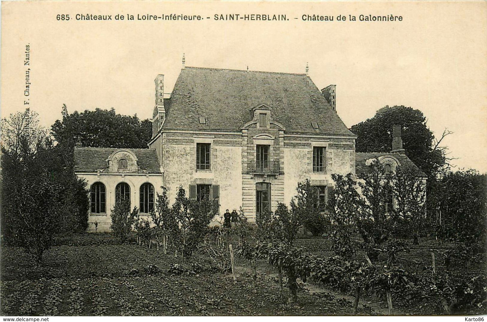 St Herblain * Château De La Galonnière * Châteaux De La Loire Inférieure N°685 - Saint Herblain