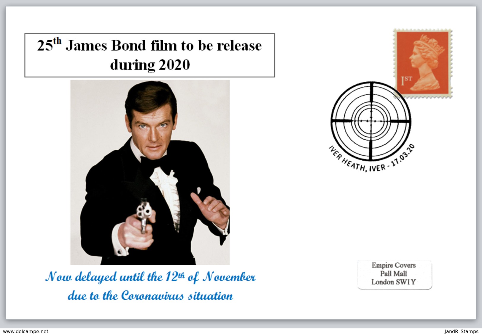 2020 25th James Bond Film Roger Moore 007 Cars Spy Cinema Films - Non Classés