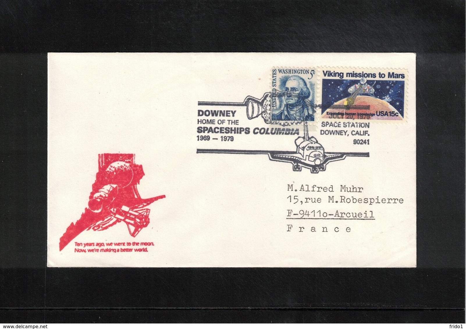 USA 1979 Space / Raumfahrt Space Shuttle Columbia Interesting Letter - Etats-Unis