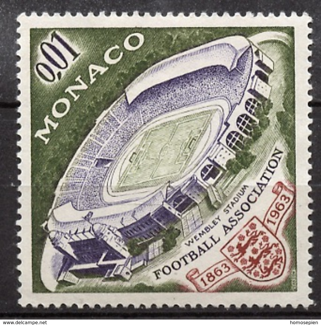 Monaco 1963 Y&T N°620 - Michel N°744 *** - 1c Stade De Wembley - Neufs