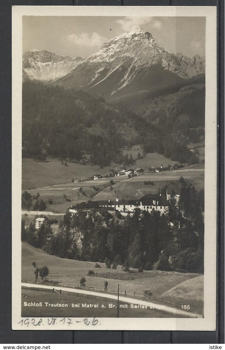 Austria, Schloss Trautson, 1928. - Matrei Am Brenner
