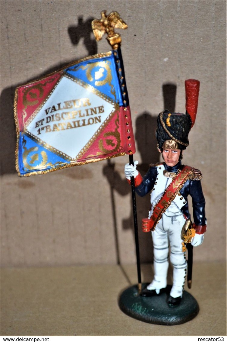 Soldat De Plomb 1er Empire Porte Aigle De La Garde Impériale 1811 - Autres & Non Classés