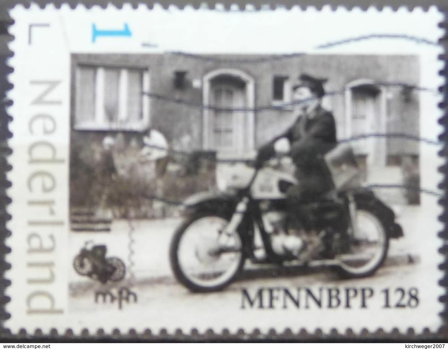 Lot Niederlande PM 93 (2019) Postman From GDR On MZ-motorbike Personalisierte Marke Gestempelt (2019) Ostdeutscher Postb - Timbres Personnalisés