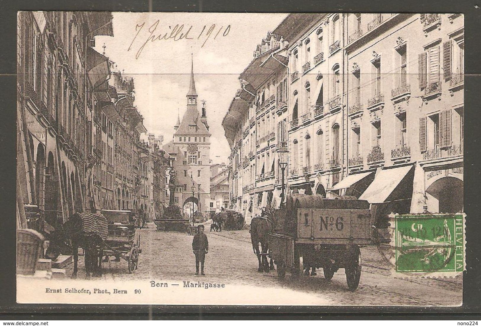 Carte P De 1910 ( Berne / Markfgasse ) - Bern