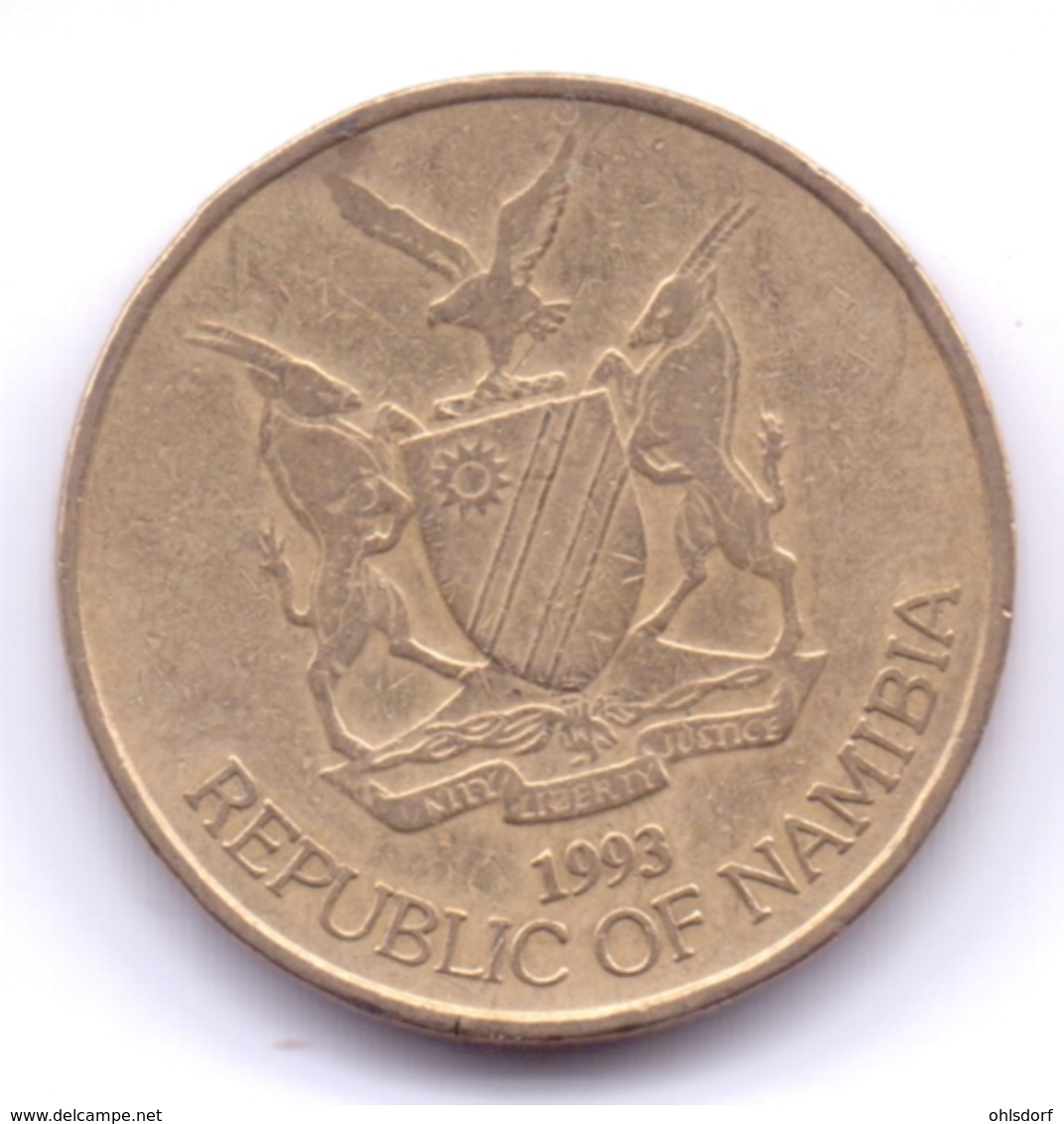 NAMIBIA 1993: 5 Dollars, KM 5 - Namibia