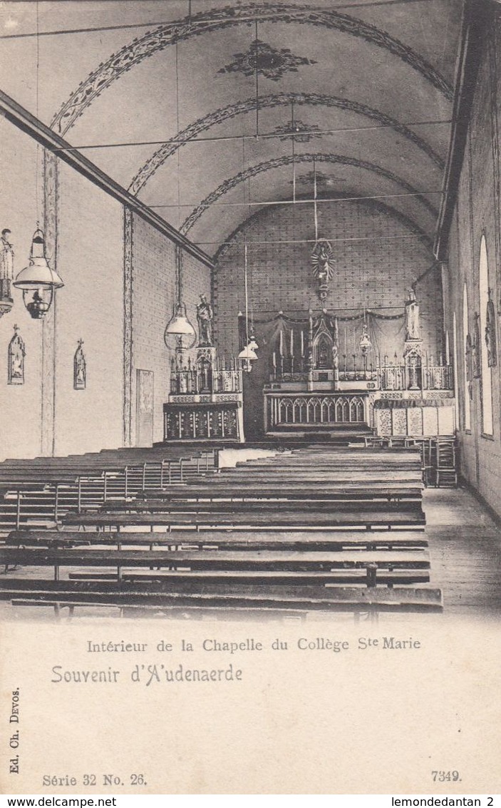 Souvenir D'Audenaerde - Intérieur De La Chapelle Du Collège Ste Marie - Oudenaarde