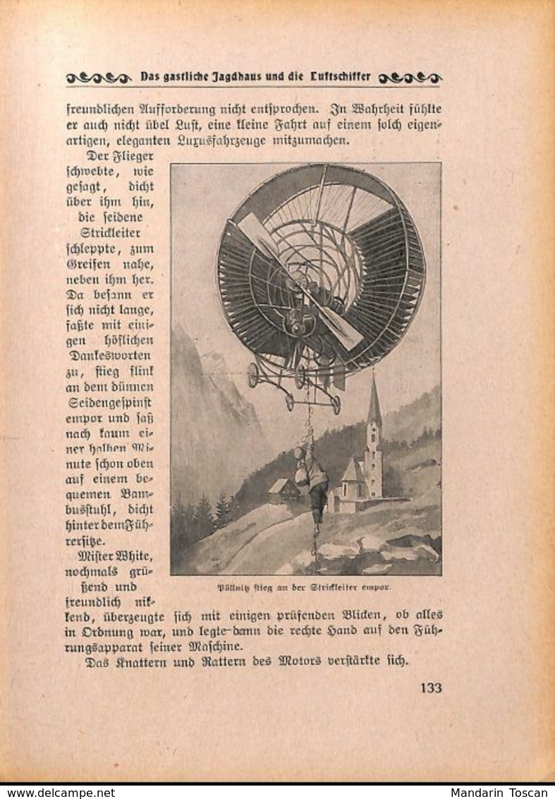 Das Aeromobil - Fritz Holten 1912 Luftfahrt aviation dirigeables