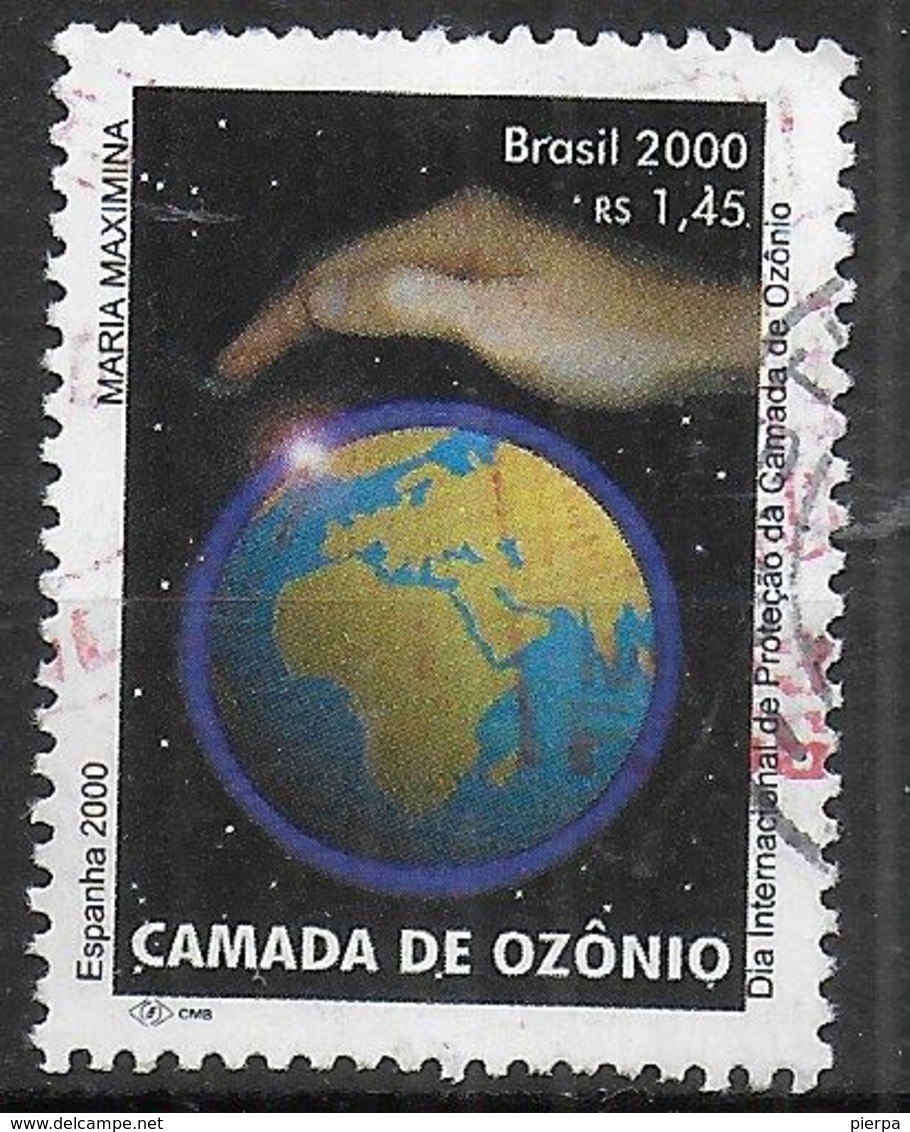 BRASILE - 2000 - PROTEZIONE DALL'OZONO - RS 1,45 - USED (YVERT 2601 - MICHEL 3056) - Oblitérés
