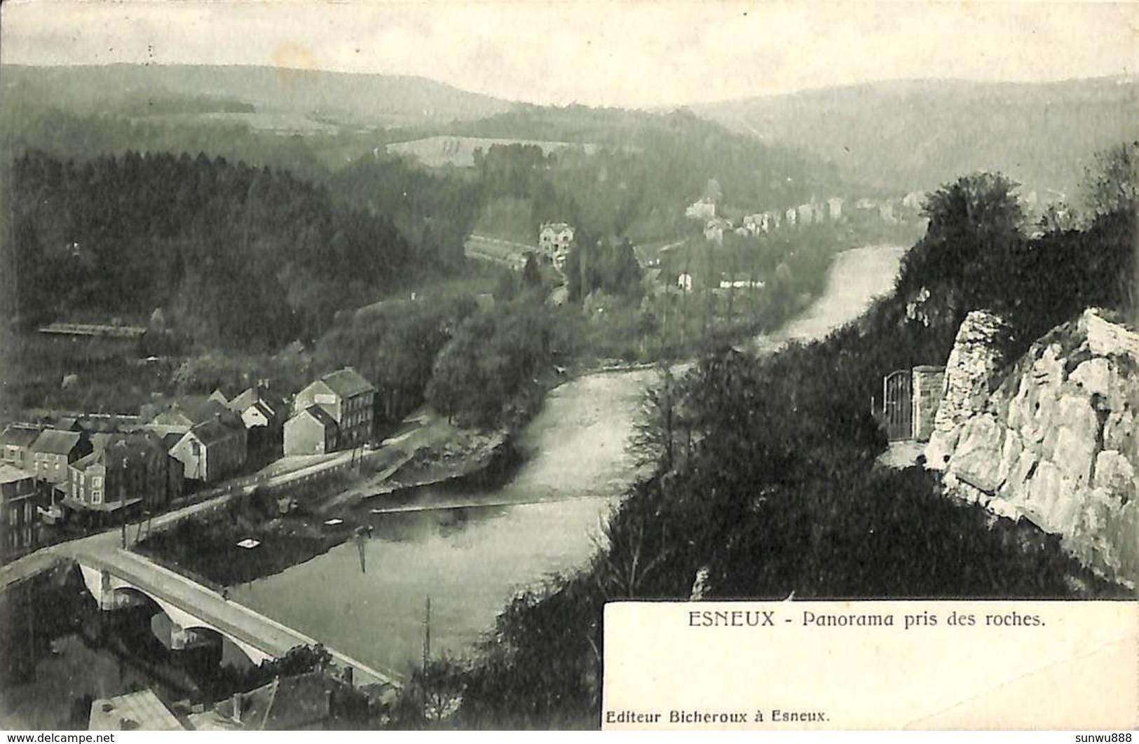 Esneux - Panorama Pris Des Roches (Edit. Bicheroux, Précurseur) - Esneux