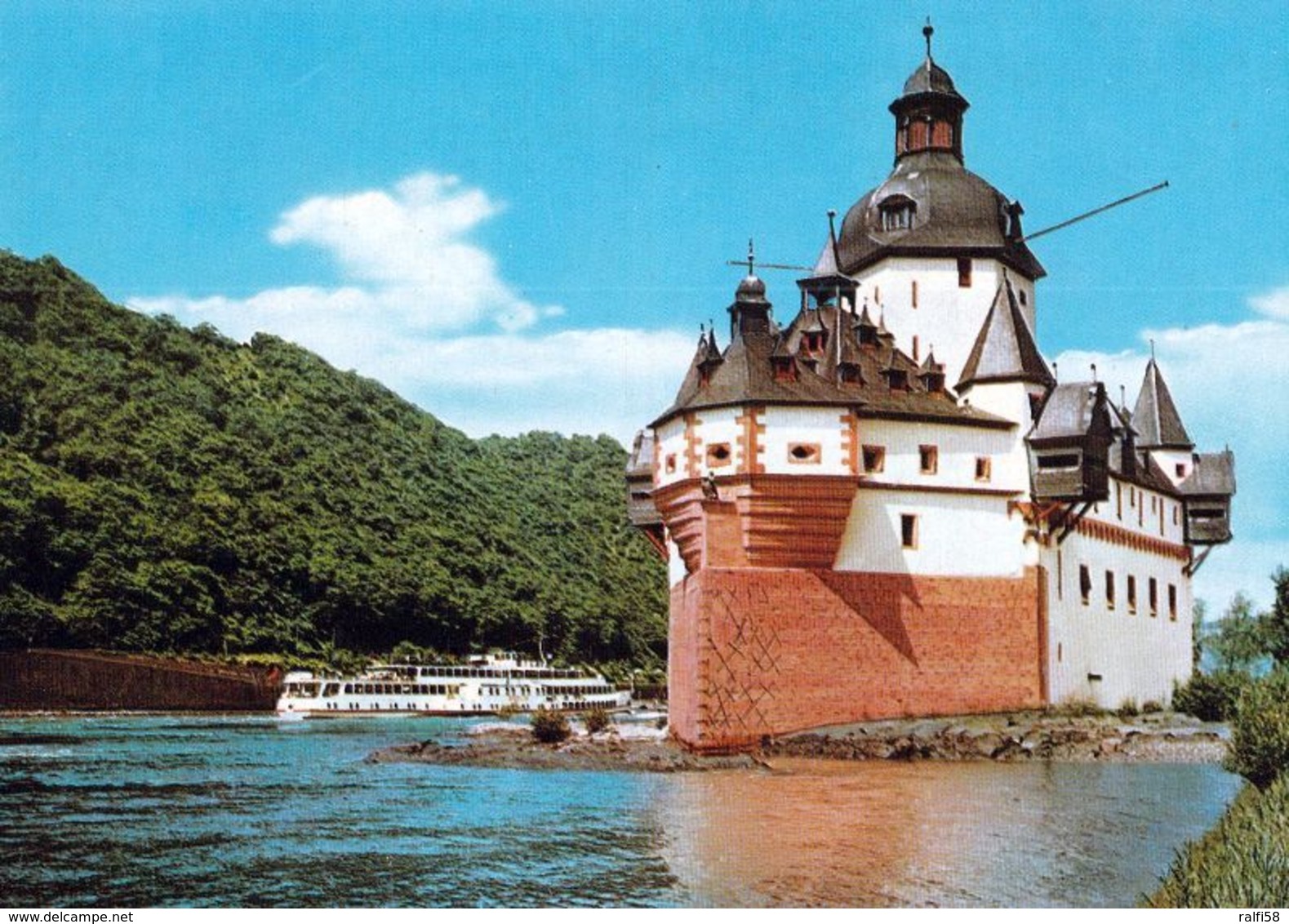 1 AK Germany / Rheinland-Pfalz * Die Burg Pfalzgrafenstein Bei Kaub - Erbaut Im 14. Jh. - 2002 UNESCO Weltkulturerbe * - Kaub