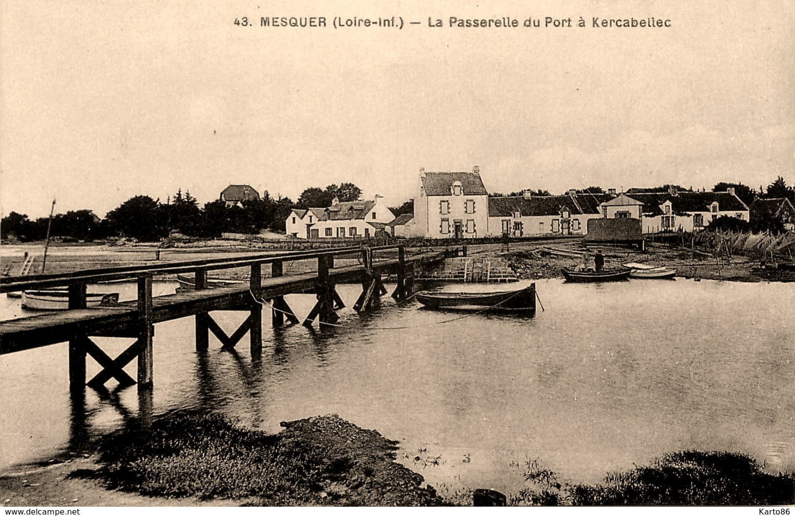 Mesquer Quimiac * La Passerelle Du Port à Kercabellec - Mesquer Quimiac