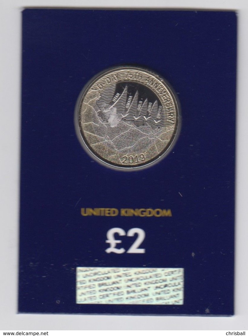 UK £2 Coin D Day Landings - Brilliant Uncirculated BU - 2 Pounds