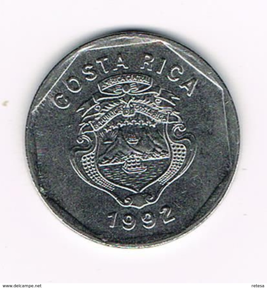 //  COSTA RICA  10 COLONES  1992 - Costa Rica