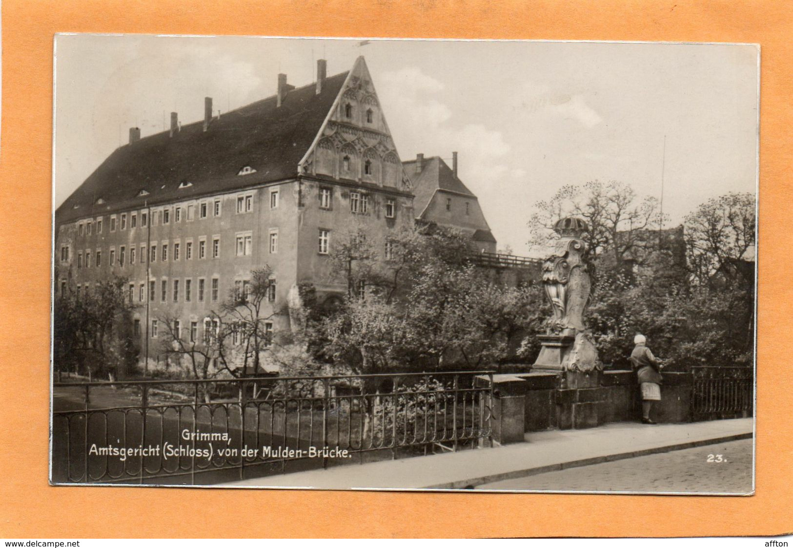 Grimma I Sa Germany 1931 Postcard - Grimma