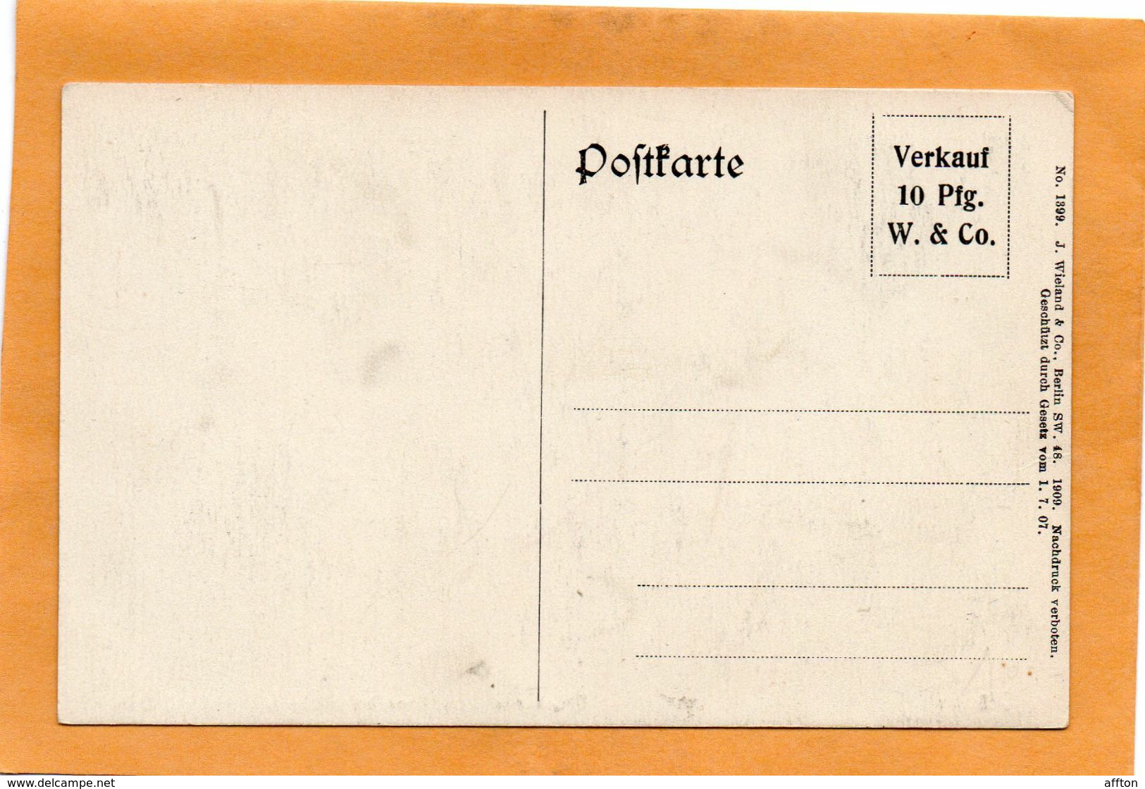 Grunau Germany 1907 Postcard - Treptow