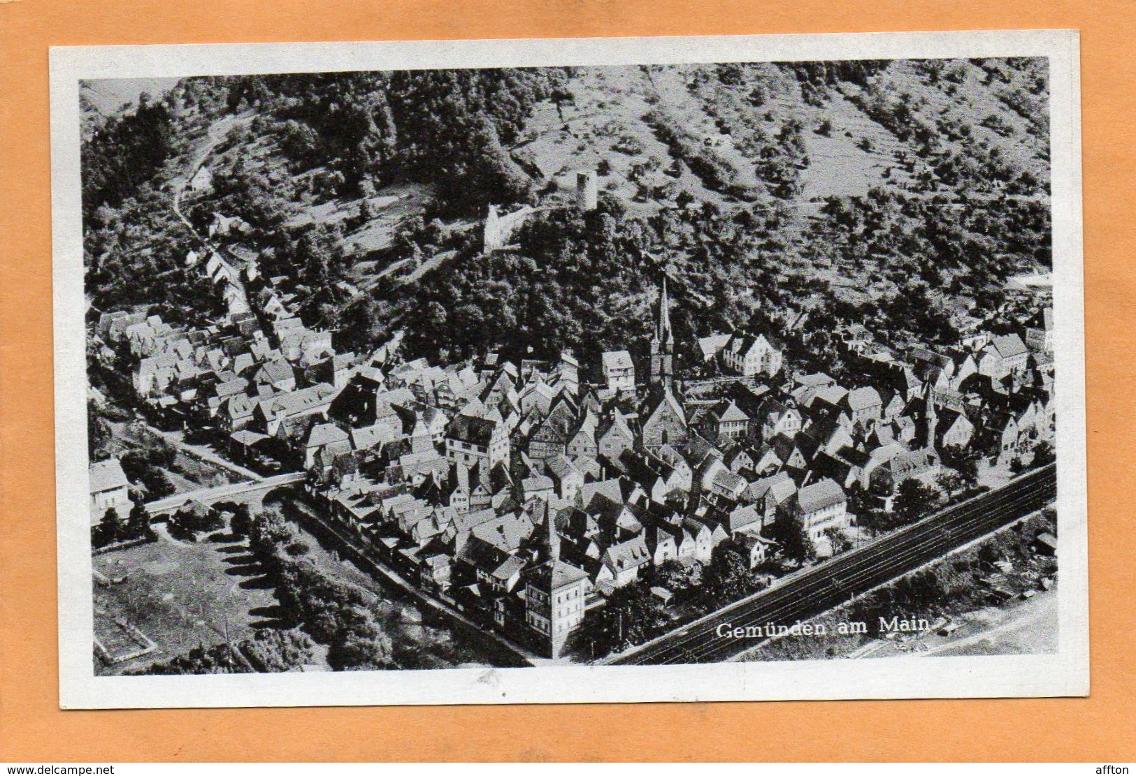 Gemunden A Main Germany 1940 Postcard - Gemünden