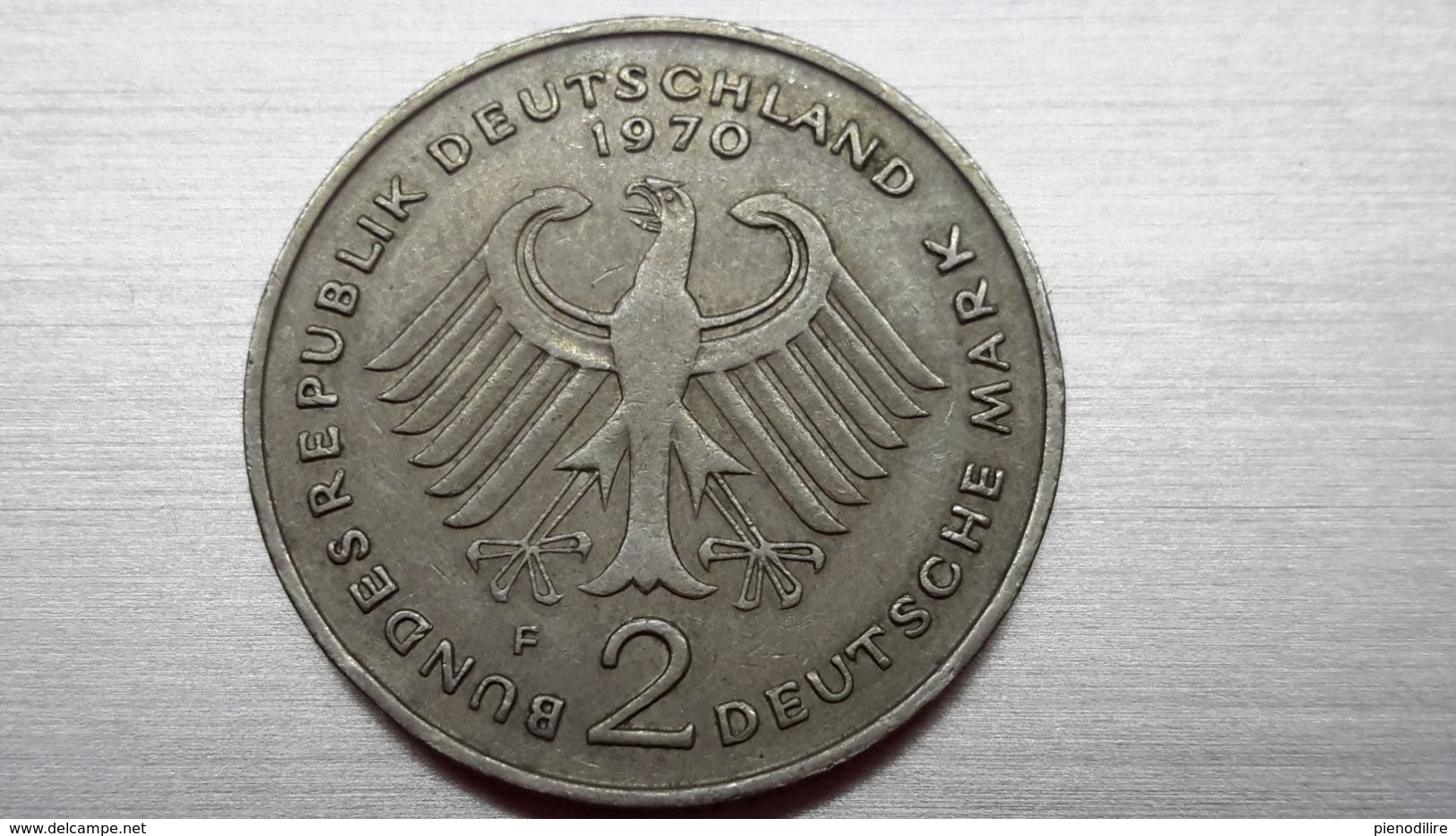 2 MARK 1969 F Adenauer (A10.81) - 2 Mark