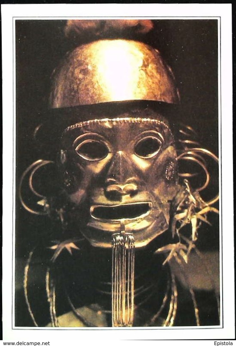 Colombie   Bogota Le Mussée De L'or - Museo Del Oro - Masque Mask  Années 80s - Colombia