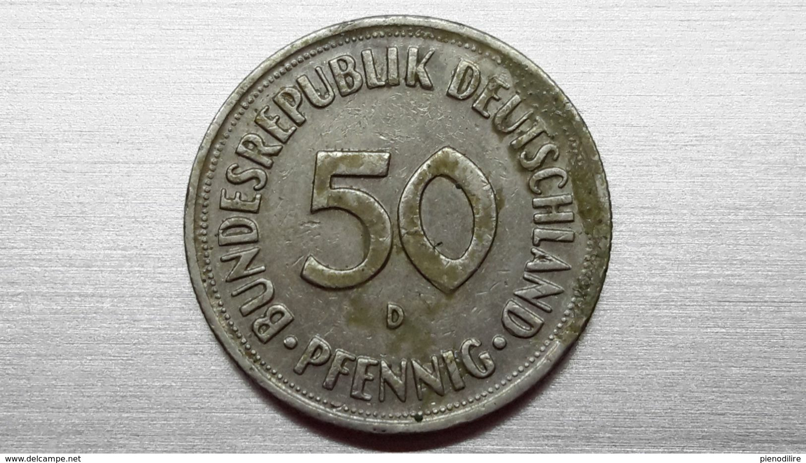 50 Pfennig 1950 D  (A10.85) - 50 Pfennig