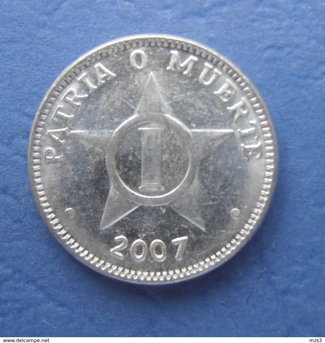 CUBA 1 CENTAVO 2007 AUNC - Cuba