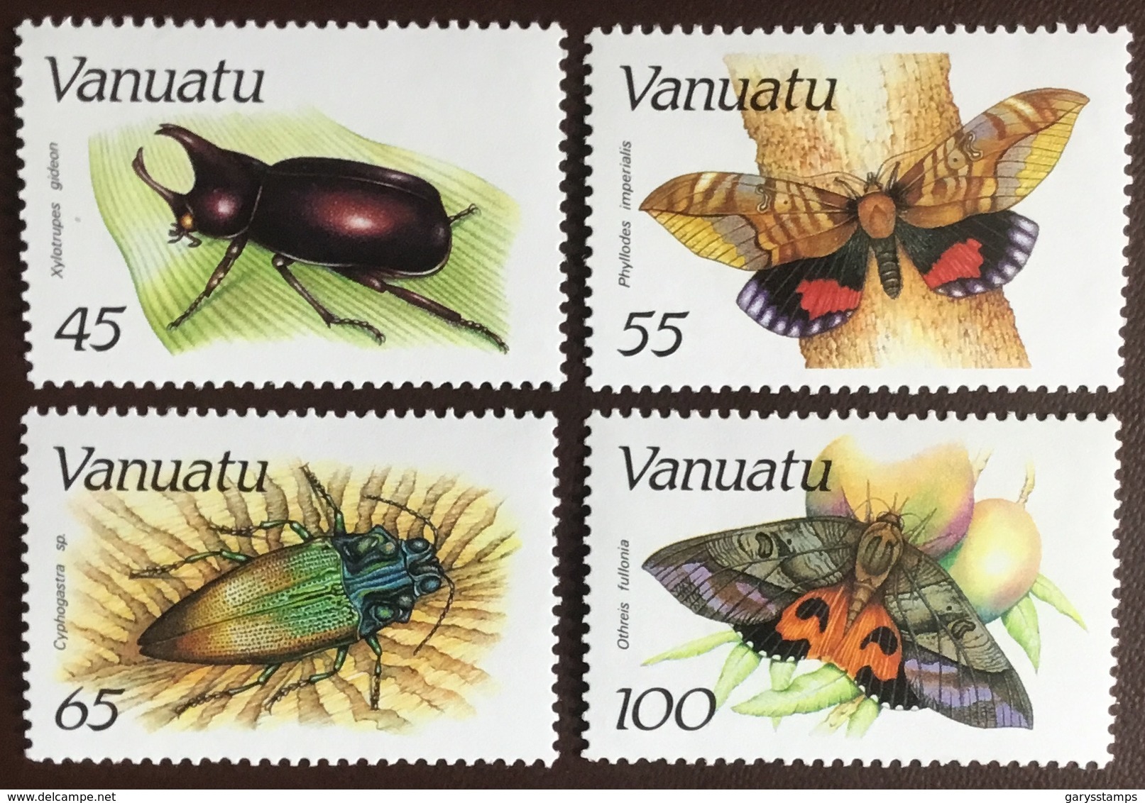 Vanuatu 1987 Insects Moths MNH - Autres & Non Classés