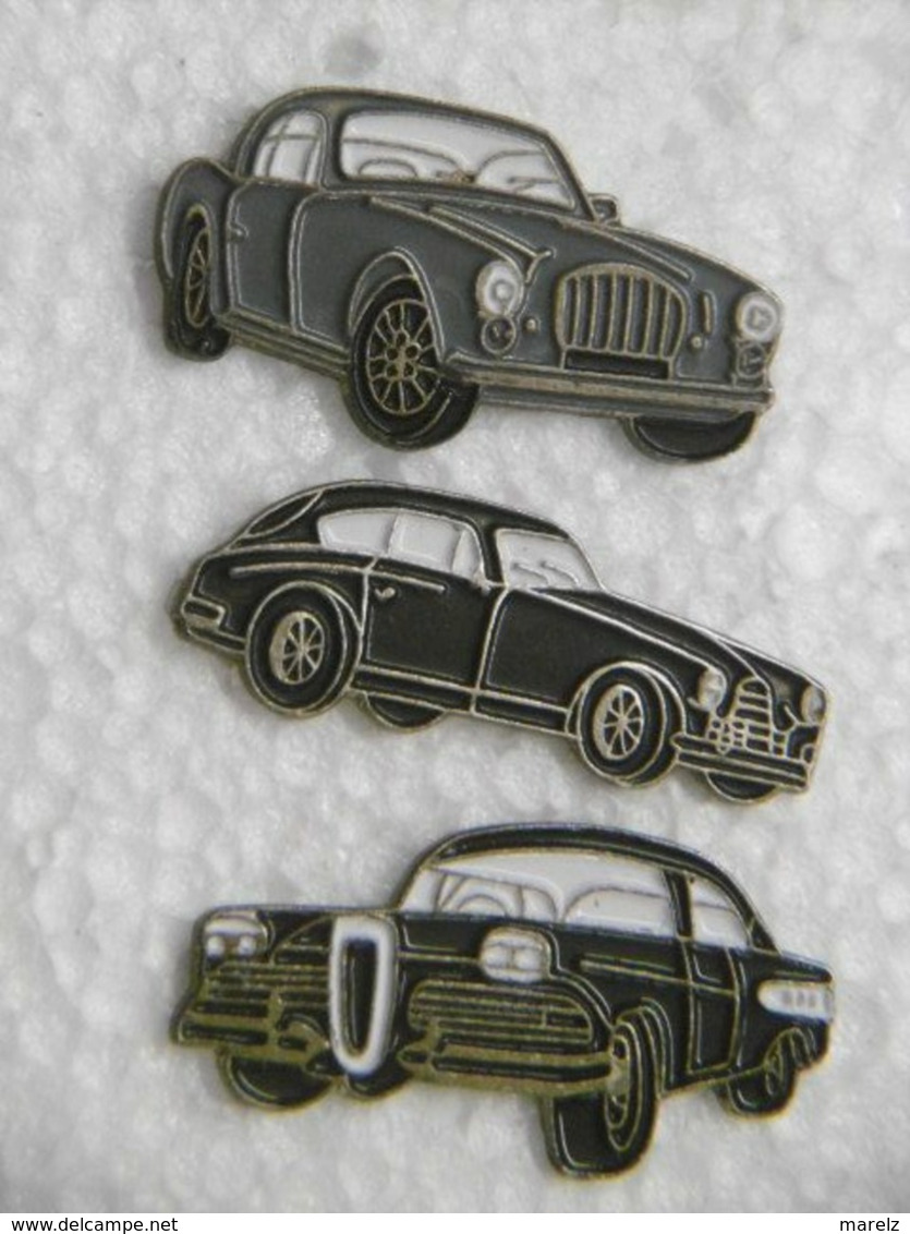 Pin's - Anciennes Automobiles Berlines / Lot De 3 Voitures Berlines Sportives - Lots