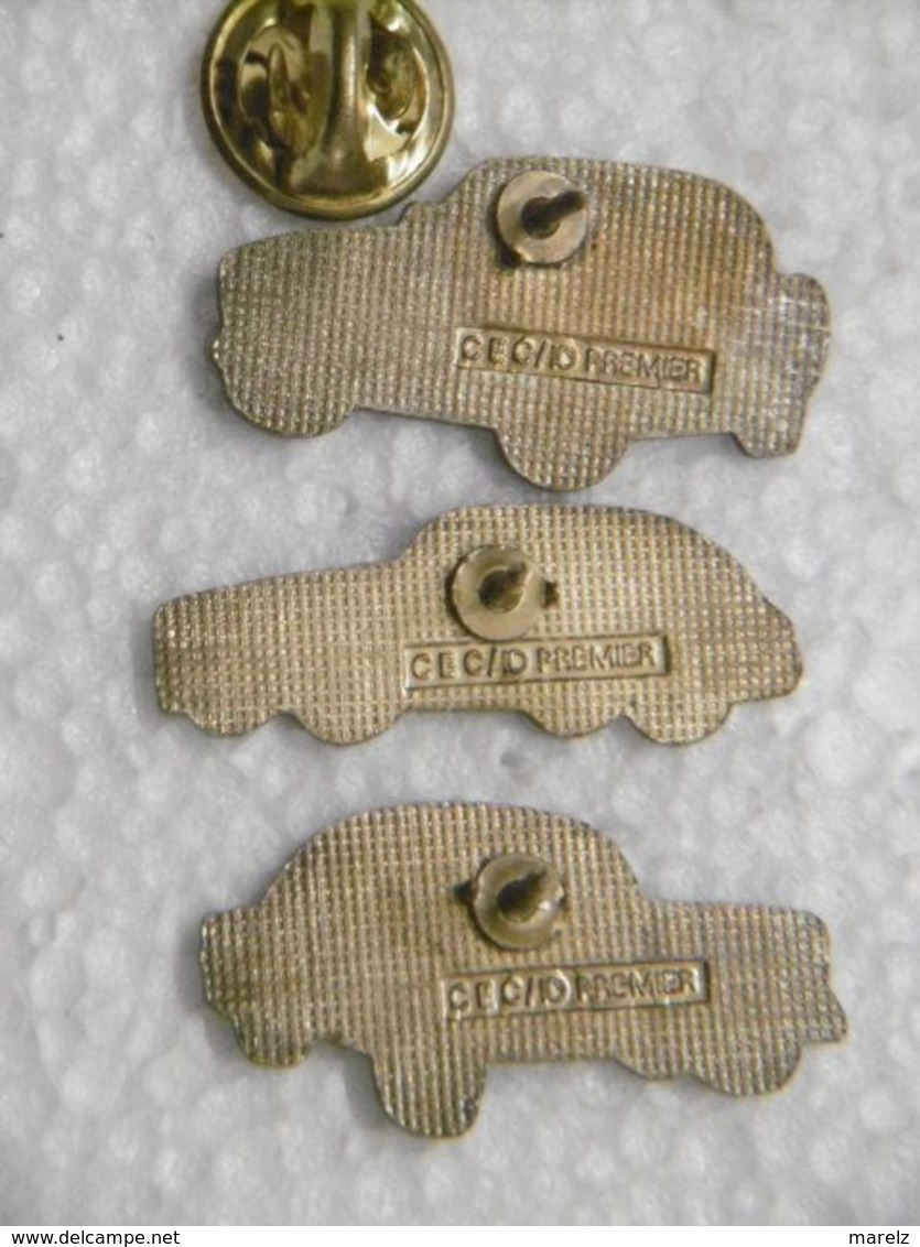 Pin's - Anciennes Automobiles Berlines / Lot De 3 Voitures Berlines Sportives - Lots