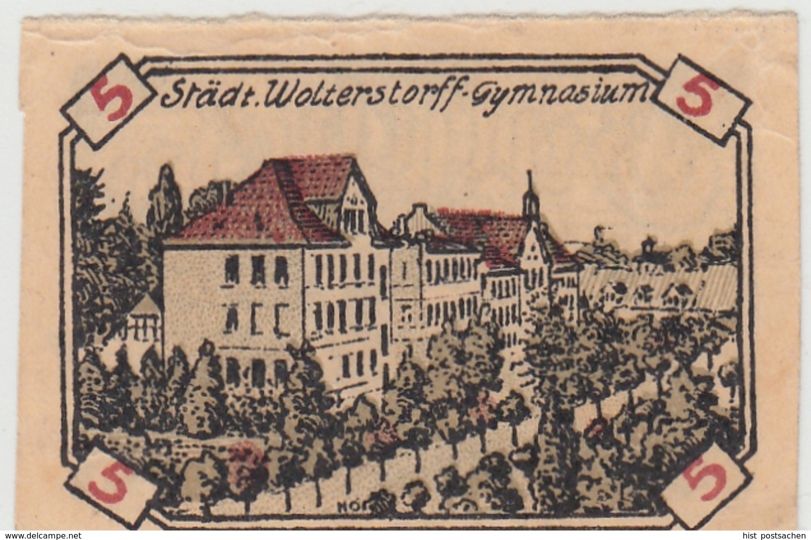 (D1209) Geldschein 5 Pf. Notgeld Ballenstedt 1920 - Sonstige & Ohne Zuordnung