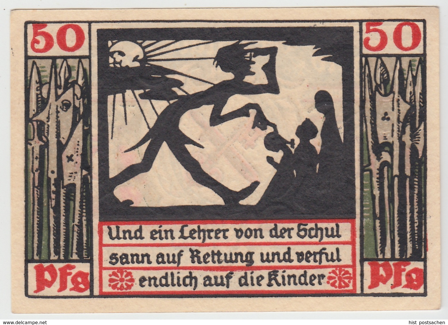(D1206) Geldschein 50 Pf. Notgeld D. Stadt Naumburg 1920 - Other & Unclassified