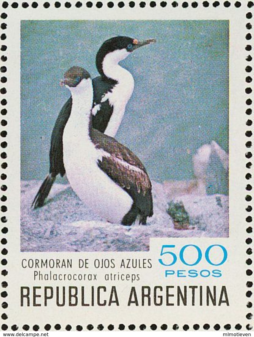 MDB-BK2-398 MINT ¤ ARGENTINA 1980 8w In Serie ¤ OISEAUX - BIRDS - PAJAROS - VOGELS - VÖGEL - - Pingouins & Manchots